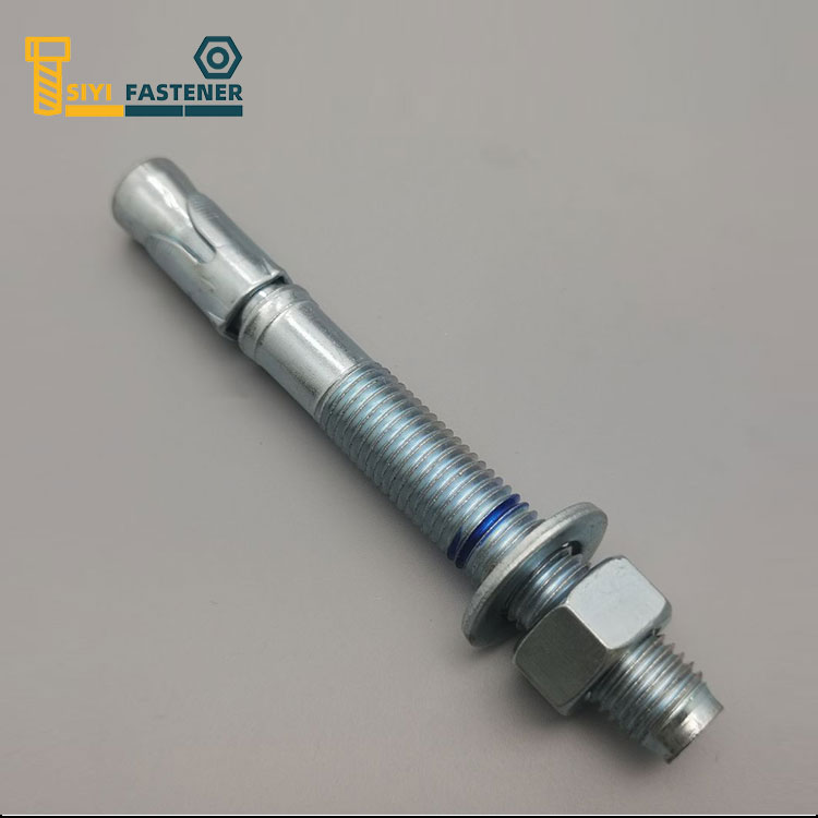 Anclaje de cuña galvanizado de acero al carbono con clip Hilti